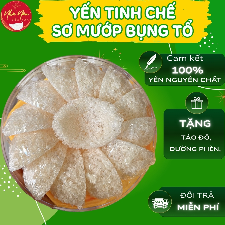 Yến Tinh Chế Sơ Mướp Bụng Tổ